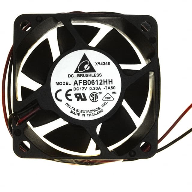 AFB0612HH-TA50 FAN AXIAL 60X25.4MM 12VDC WIRE