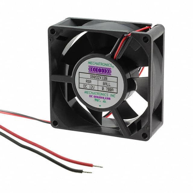 G8032M24B-RSR FAN AXIAL 80X32MM 24VDC WIRE