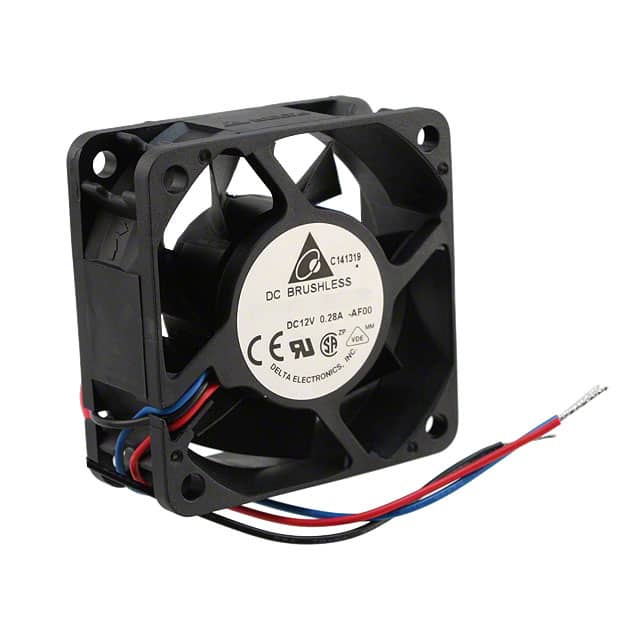 AFB0612VH-AF00 FAN AXIAL 60X25.4MM 12VDC WIRE