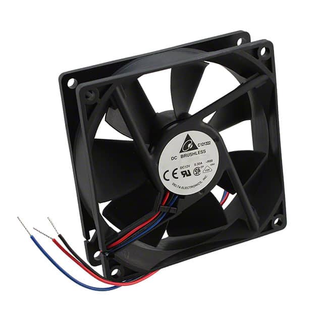 AFB0912H-R00 FAN AXIAL 92X25.4MM 12VDC WIRE