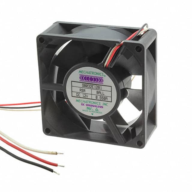 G8032E24B1-RSR-WS FAN AXIAL 80X32MM 24VDC WIRE