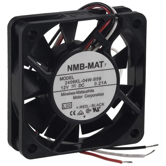 2406KL-04W-B59-L00 FAN AXIAL 60X15MM 12VDC WIRE