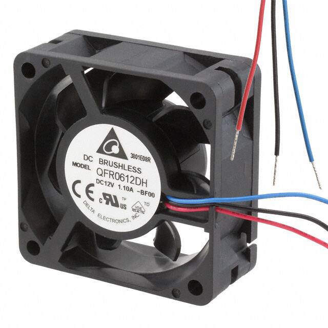QFR0612DH-BF00 FAN AXIAL 60X25.4MM 12VDC WIRE