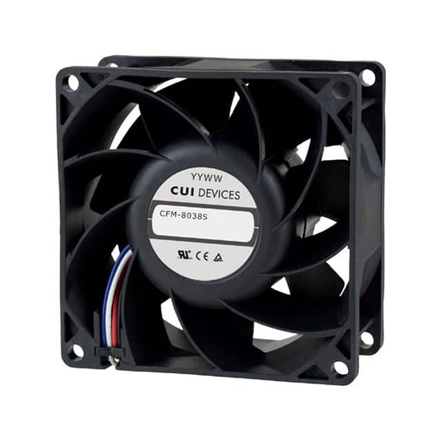 CFM-8038S-250-498-22 FAN AXIAL 80X37.6MM 24VDC WIRE