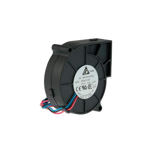 BFB0712H-AF00 FAN BLOWER 75.7X25MM 12VDC WIRE