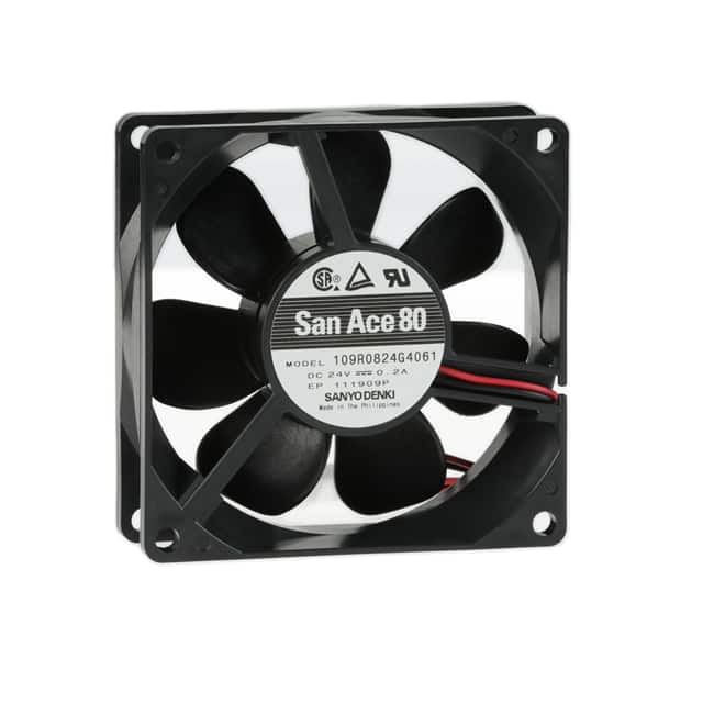 109R0824G4061 FAN AXIAL 80X25MM 24VDC