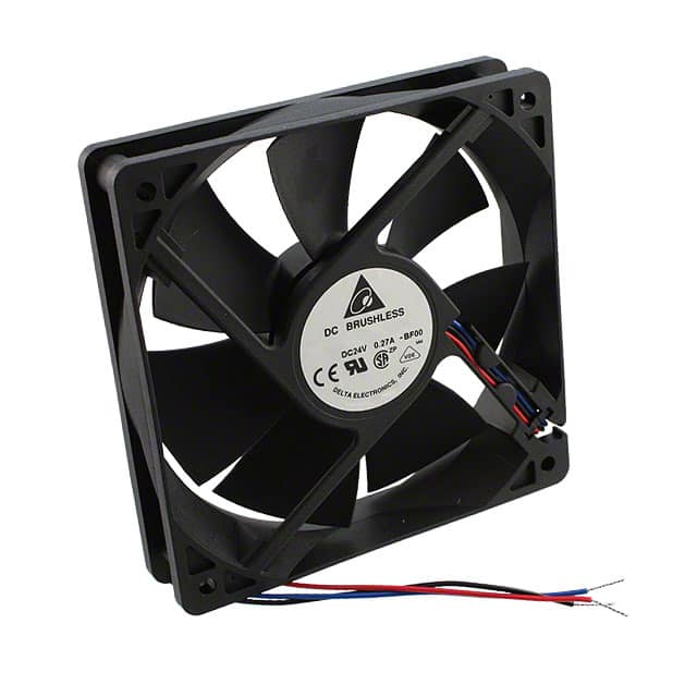AFB1224HH-BF00 FAN AXIAL 120X25.4MM 24VDC WIRE