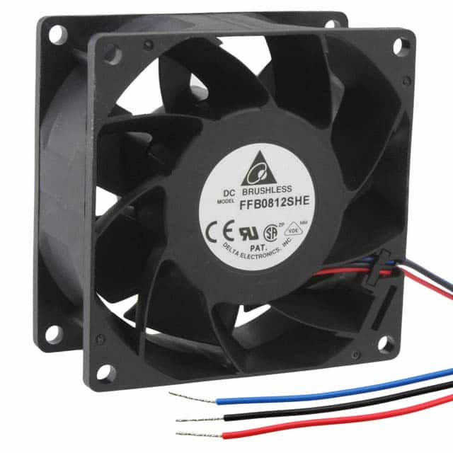 FFB0812SHE-F00 FAN AXIAL 80X38MM 12VDC WIRE
