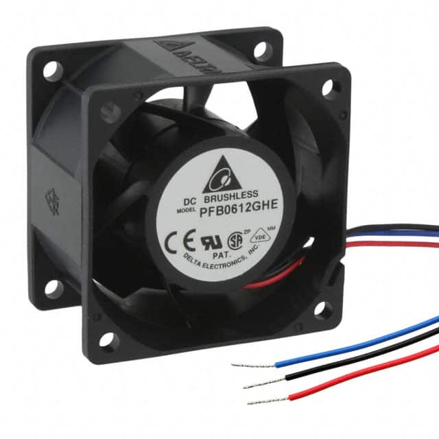 PFB0612GHE-R00 FAN AXIAL 60X38MM 12VDC WIRE