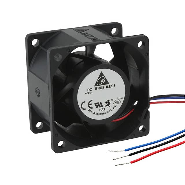 PFB0612SHE-R00 FAN AXIAL 60X38MM 12VDC WIRE
