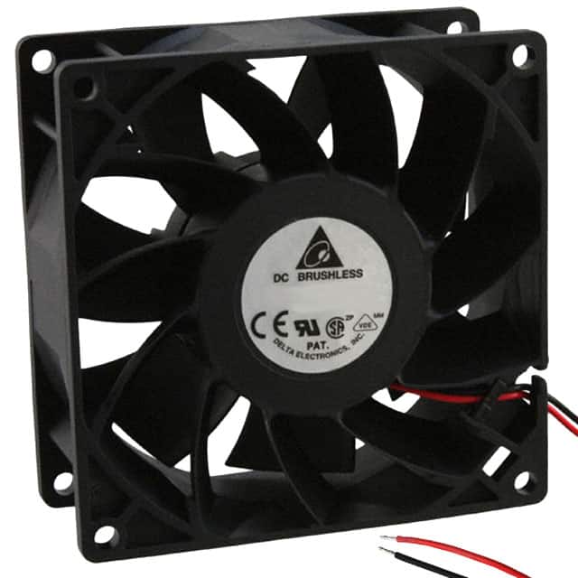 FFB0912VHE FAN AXIAL 92X38MM 12VDC WIRE