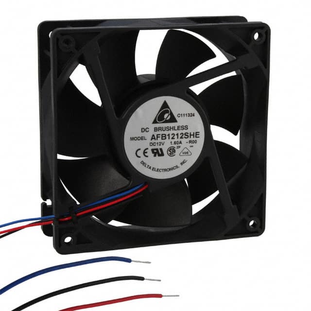 AFB1212SHE-R00 FAN AXIAL 120X38MM 12VDC WIRE