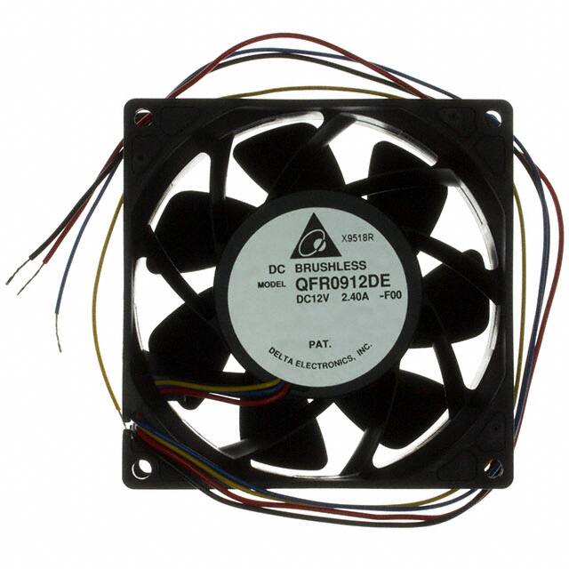 QFR0912DE-F00 FAN AXIAL 92X38MM 12VDC WIRE