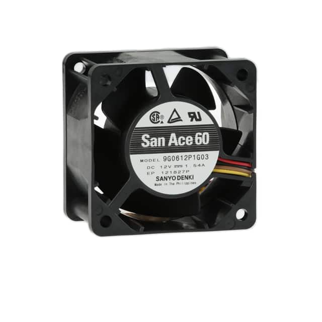 9G0612P1G03 FAN AXIAL 60X38MM 12VDC WIRE