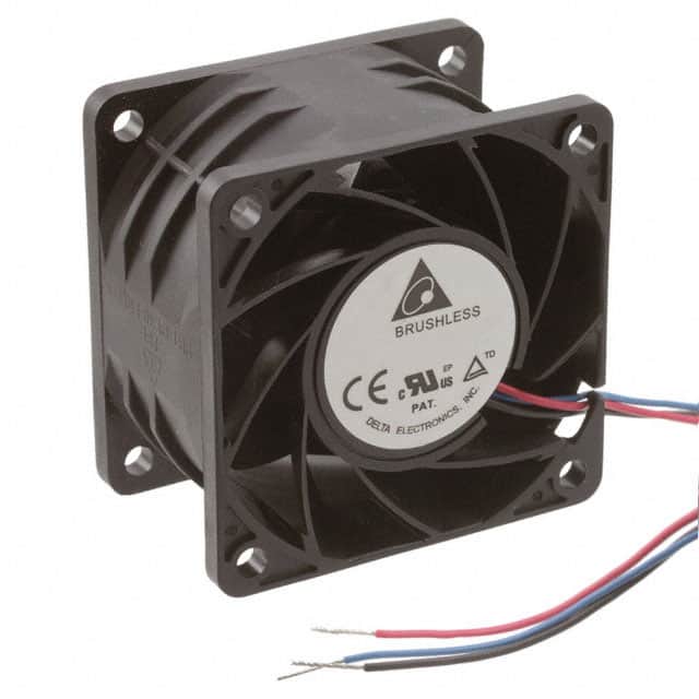 PFR0612DHE-F00 FAN AXIAL 60X38MM 12VDC WIRE