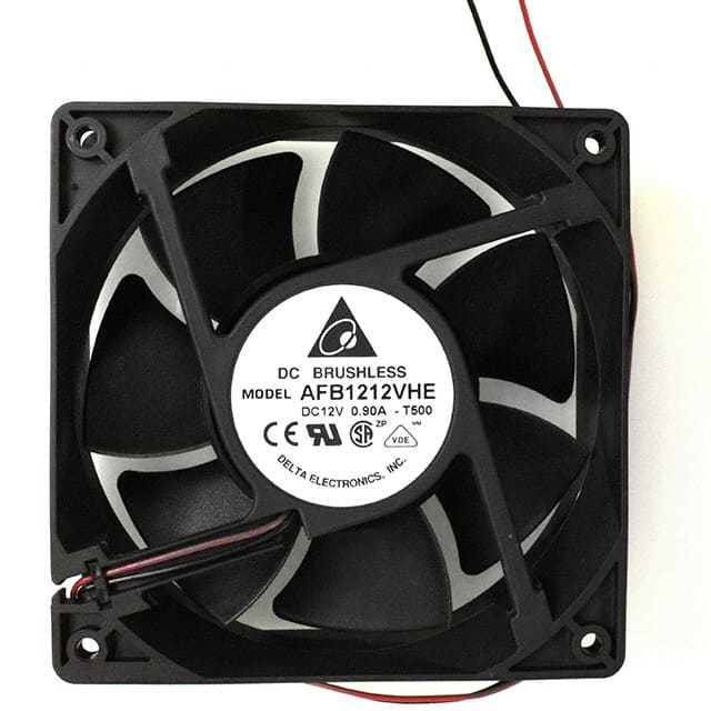 AFB1212VHE-T500 FAN AXIAL 120X38MM 12VDC WIRE