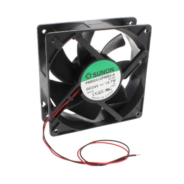 PMD2412PMB2-A.(2).GN FAN AXIAL 120X38MM 24VDC WIRE