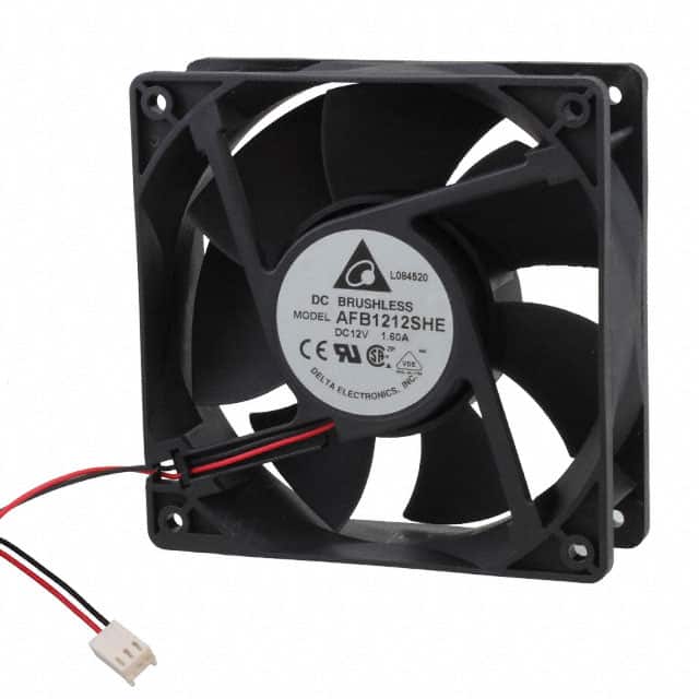 1-NPO/603-1082 FAN AXL 120X38MM 12VDC RECT CONN