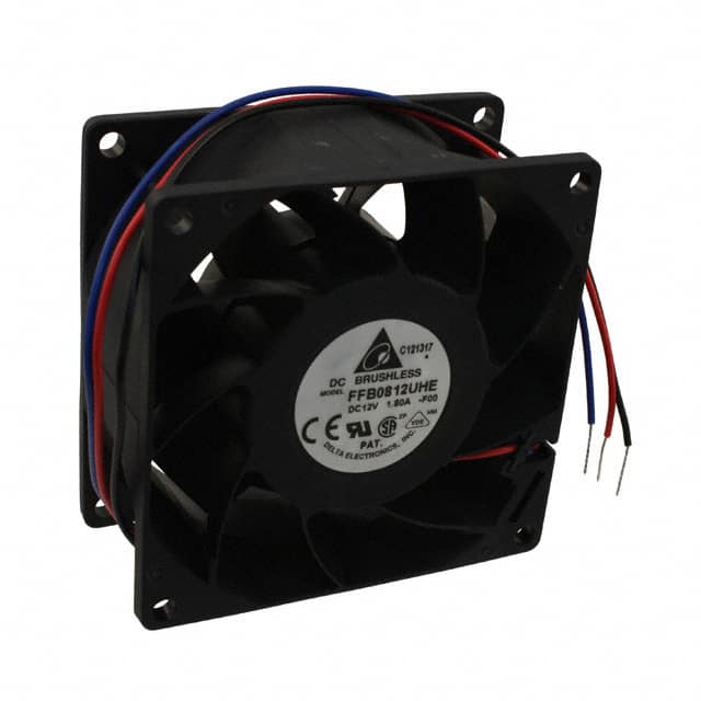 FFB0812UHE-F00 FAN AXIAL 80X38MM 12VDC WIRE
