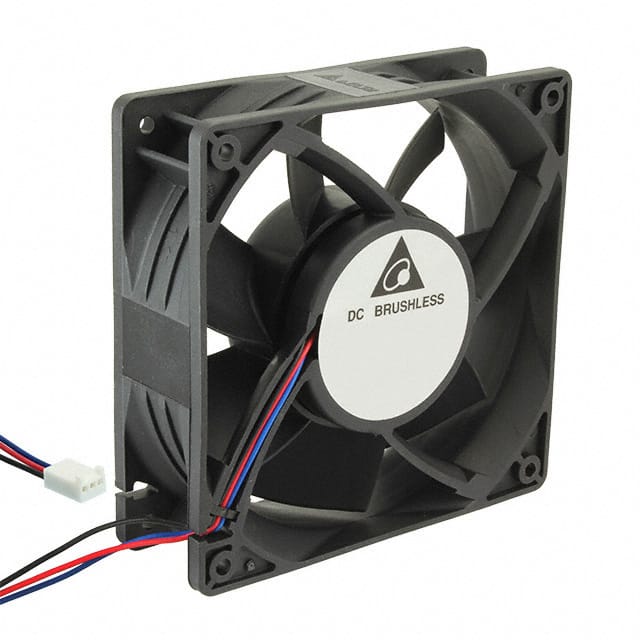 1-NPT/603-1469 FAN AXL 120X38MM 12VDC RECT CONN