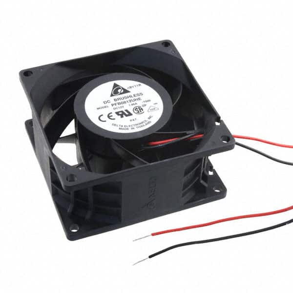 PFB0812UHE-T500 FAN AXIAL 80X38MM 12VDC WIRE