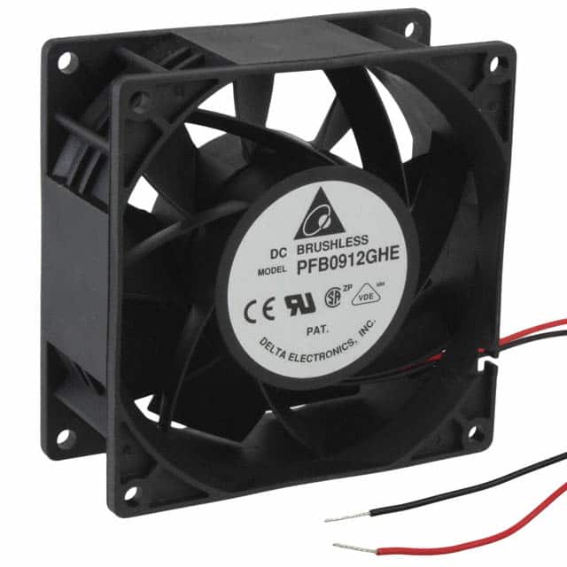PFB0912GHE FAN AXIAL 92X38MM 12VDC WIRE