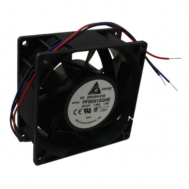 PFB0912GHE-F00 FAN AXIAL 92X38MM 12VDC WIRE
