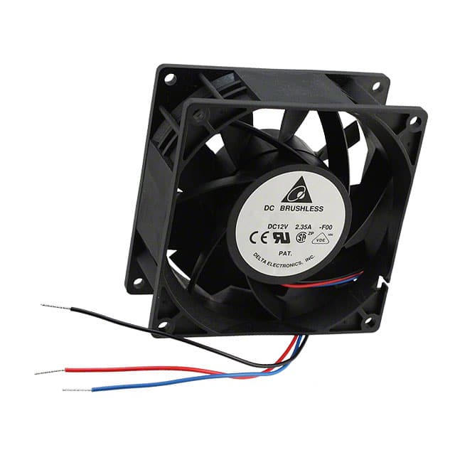 PFB0912UHE-F00 FAN AXIAL 92X38MM 12VDC WIRE