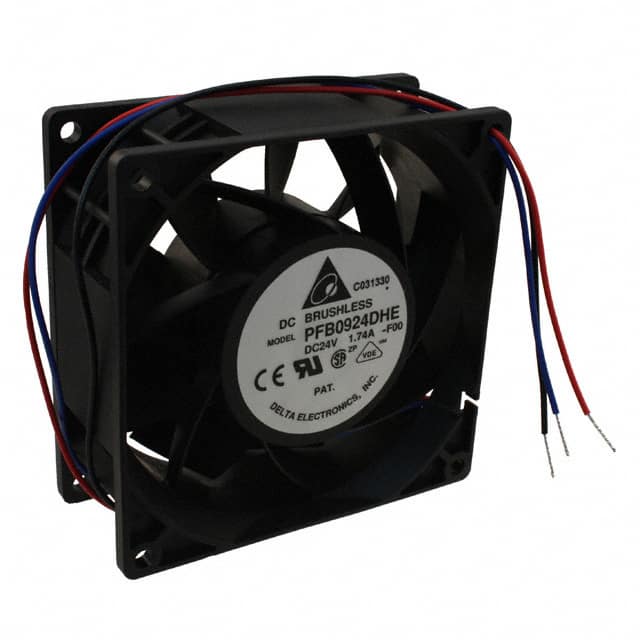 PFB0924DHE-F00 FAN AXIAL 92X38MM 24VDC WIRE