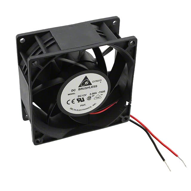 PFB0912EHE-T500 FAN AXIAL 92X38MM 12VDC WIRE