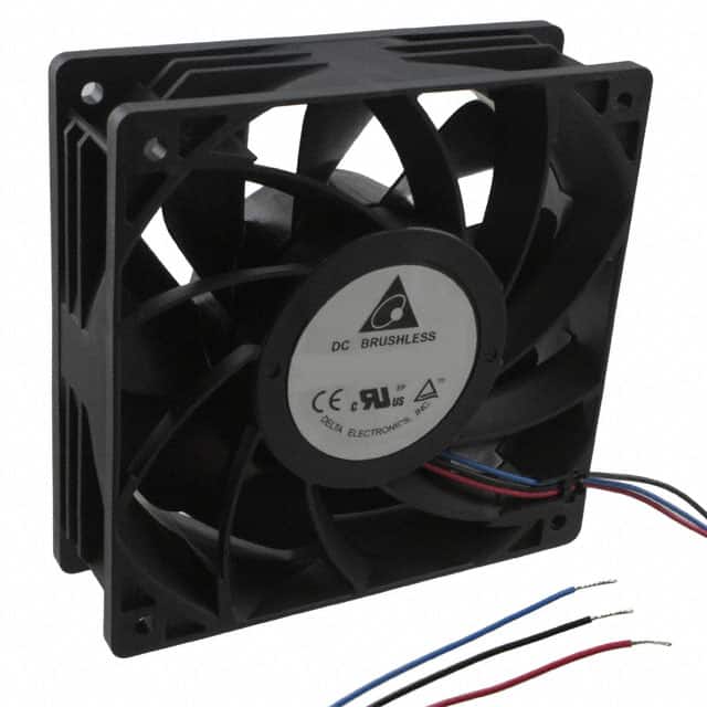 PFR1212DHE-F00 FAN AXIAL 120X38MM 12VDC WIRE