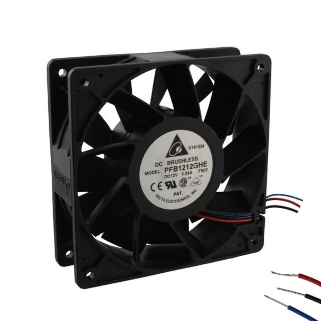 PFB1212GHE-T50F FAN AXIAL 120X38MM 12VDC WIRE