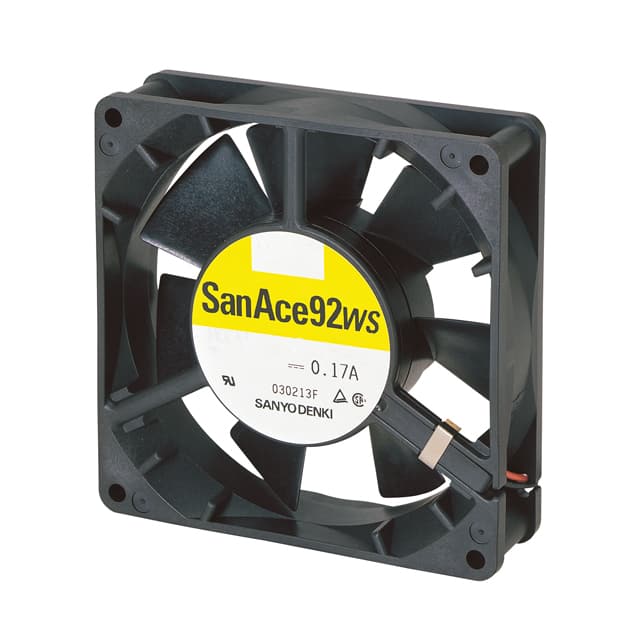 9WS0912H401 FAN AXIAL 92X25MM 12VDC WIRE