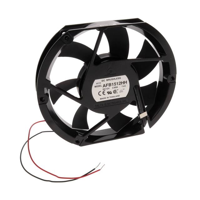 AFB1512HH-TA50 FAN AXIAL 172X25.4MM 12VDC WIRE