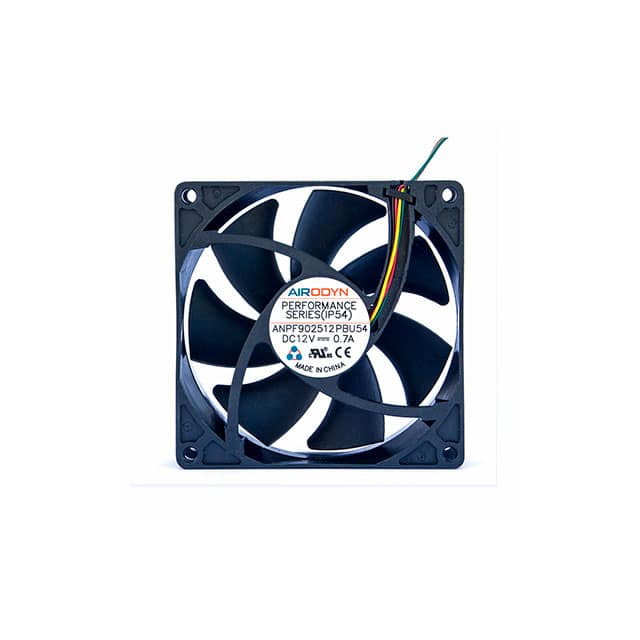 ANPF902512PBU54-01 FAN AXIAL 92X25.2MM 12VDC WIRE