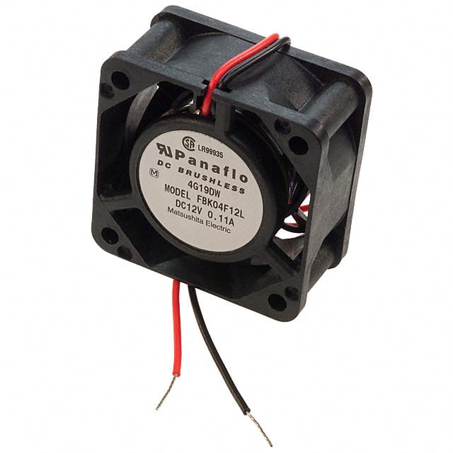FBK04F12L FAN AXIAL 40X20MM 12VDC WIRE
