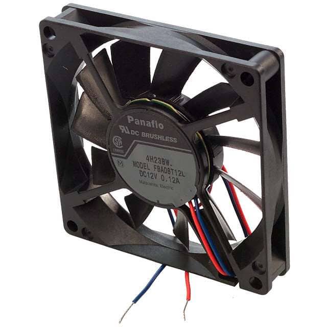 FBA08T12L FAN AXIAL 80X15MM 12VDC WIRE