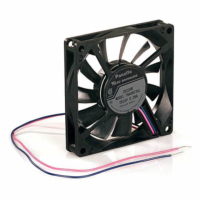 FBA08T24L FAN AXIAL 80X15MM 24VDC WIRE