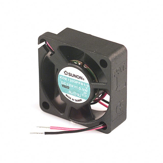 KDE1203PFB1-8(V) FAN AXIAL 30X10MM 12VDC WIRE