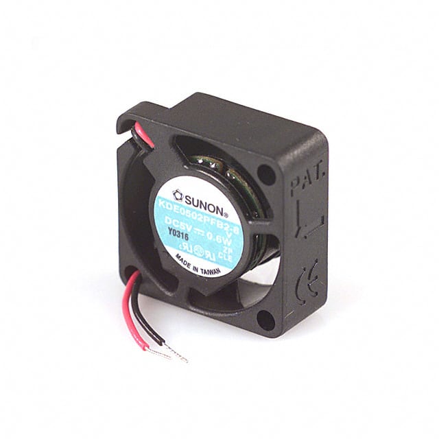 KDE0502PFB2-8V FAN AXIAL 25X10MM BALL 5VDC WIRE