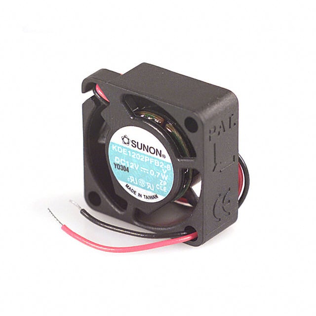 KDE1202PFB2-8(V) FAN AXIAL 25X10MM 12VDC WIRE