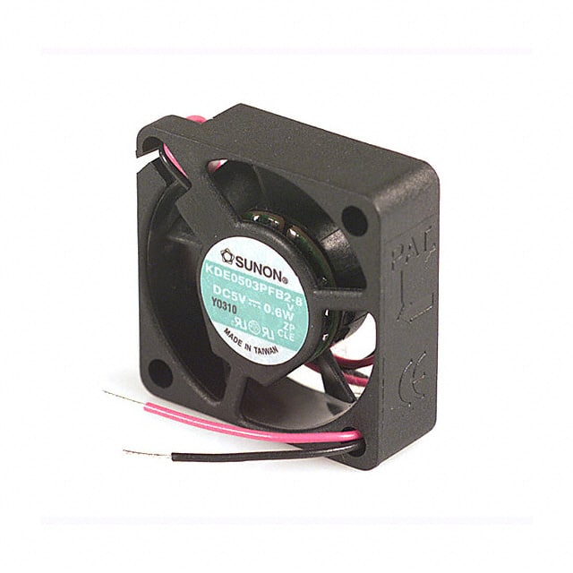 KDE0503PFB2-8(V) FAN AXIAL 30X10MM BALL 5VDC WIRE