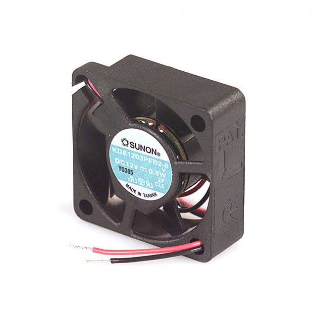 KDE1203PFB2-8(V) FAN AXIAL 30X10MM 12VDC WIRE