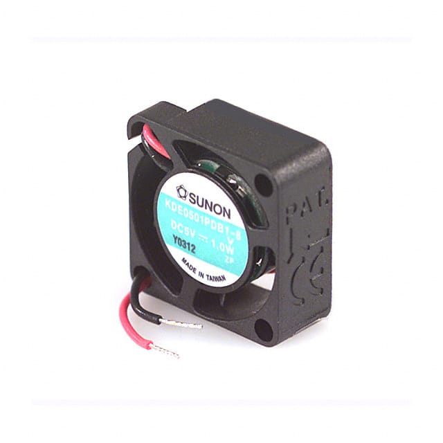 KDE0501PDB1-8(2)(V) FAN AXIAL 20X8MM BALL 5VDC WIRE
