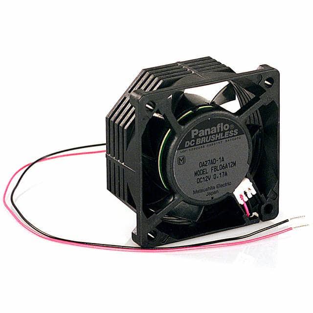 FBL06A12M1A FAN AXIAL 60X25.5MM 12VDC WIRE