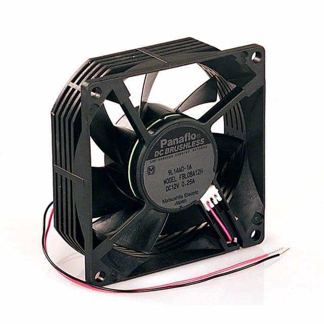 FBL08A12H1A FAN AXIAL 80X25.5MM 12VDC WIRE