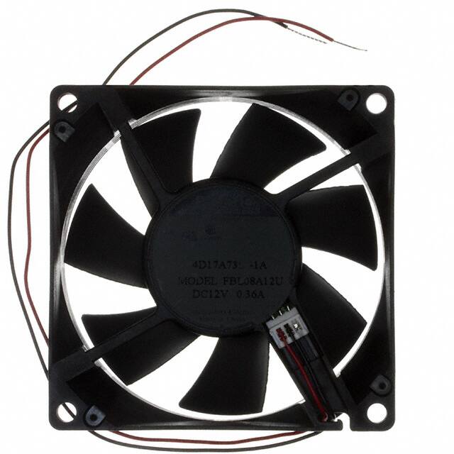 FBL08A12U1A FAN AXIAL 80X25.5MM 12VDC WIRE
