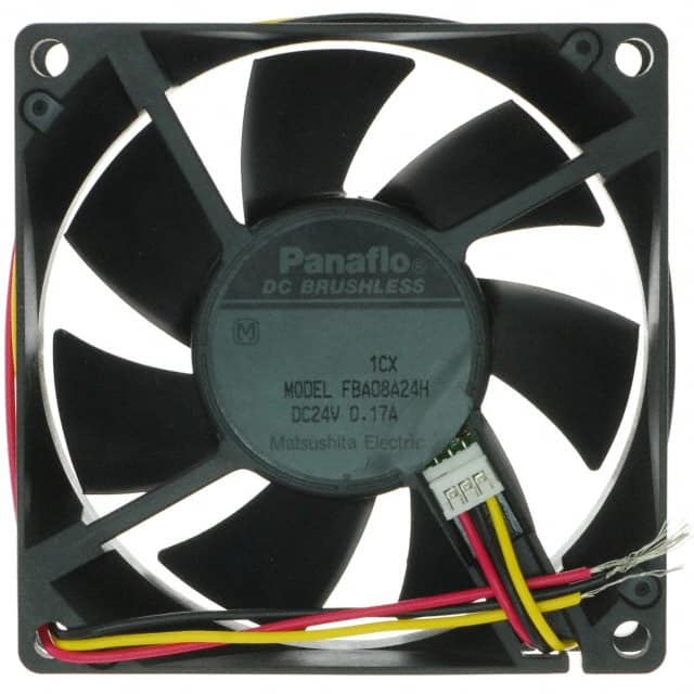 FBA08A24H1CX FAN AXIAL 80X25.5MM 24VDC WIRE