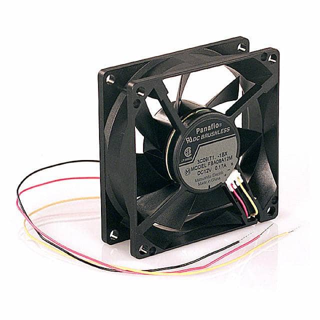 FBA08A12M1BX FAN AXIAL 80X25.5MM 12VDC WIRE