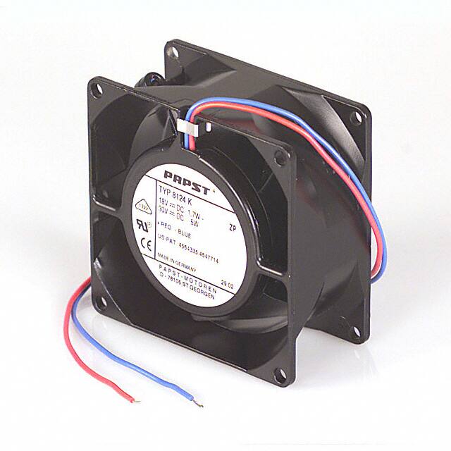 8124K FAN AXIAL 80X38MM 24VDC WIRE